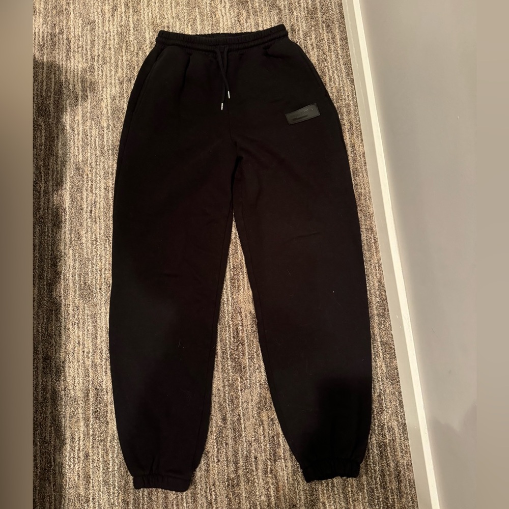 Black Joggers, Boohoo, Size Medium